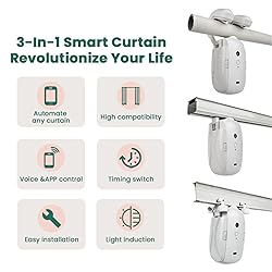 Smart Curtain Opener, Silent Motor Automatic