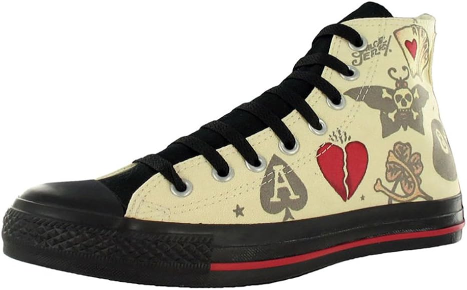 cream converse mens