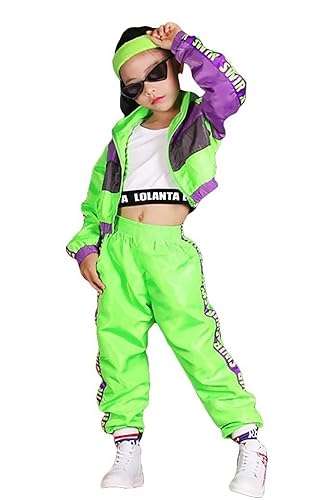 LOLANTA Girls Dance Clothing Set, Hip Hop Modern Jazz Team