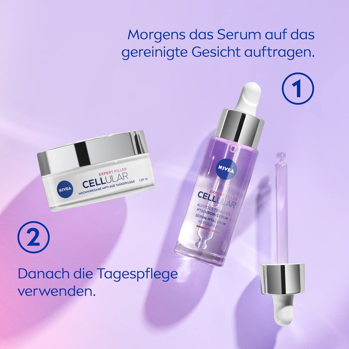 NIVEA Cellular Expert Filler Hochwirksame Anti-Age Tagespflege LSF15 4