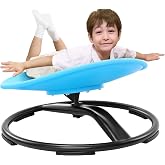 Zhenx Spinning Chair for Autistic Kids (Ages 3-18), Autism Sensory Toy Gift | 220LBS Capacity Sensory Swivel Seat for ADHD Kids, Autism Sensory Products, Calming Gift Improve Focus &amp; Body Balance (Blue)