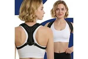 BIGROSE Posture Corrector for Men and Women, UltraSupport+ Comfortable Upper and Back Brace, Pain Relief from Bad Posture for Slumping Shoulders, Hunching, Shoulder Pain Neck. Adjustable Back Straightener.