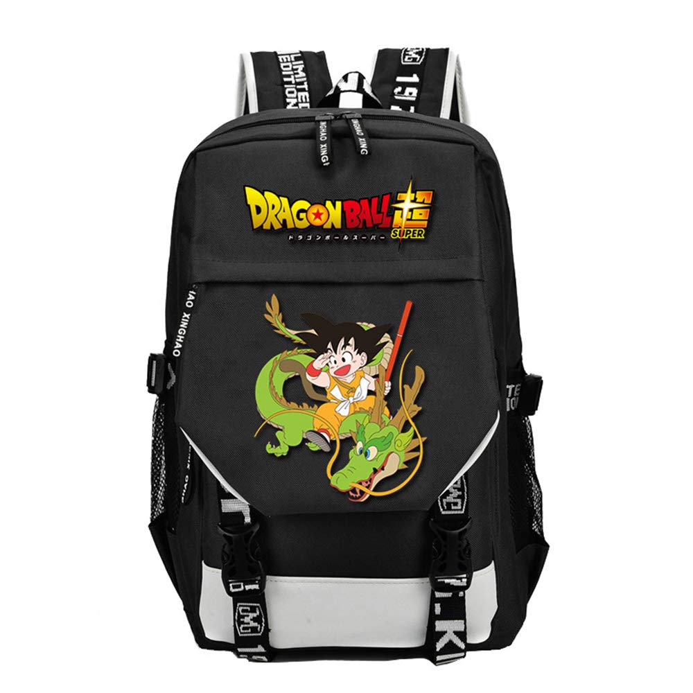 HAIGAFEW Anime Backpack，Dragon Ball Schoolbag Anime Periphery Backpack