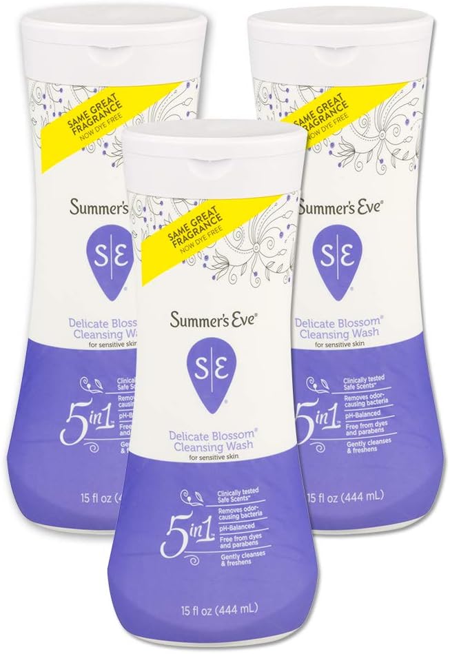 Summer's Eve Cleansing Wash Delicate Blossom, 3 Count: Health & Personal Care