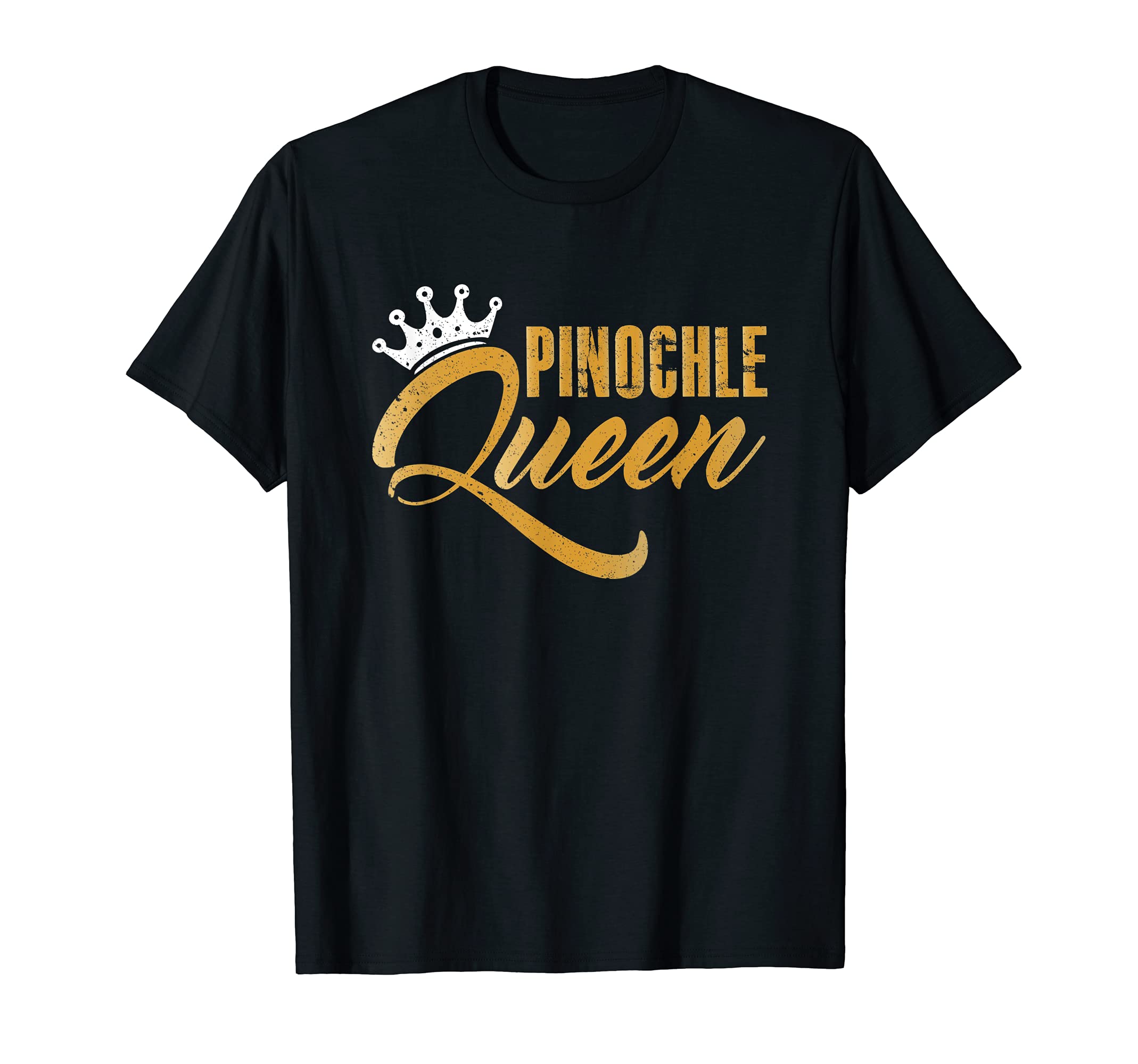 Pinochle Queen Card Game Gamer Player Trick-Taking T-Shirt