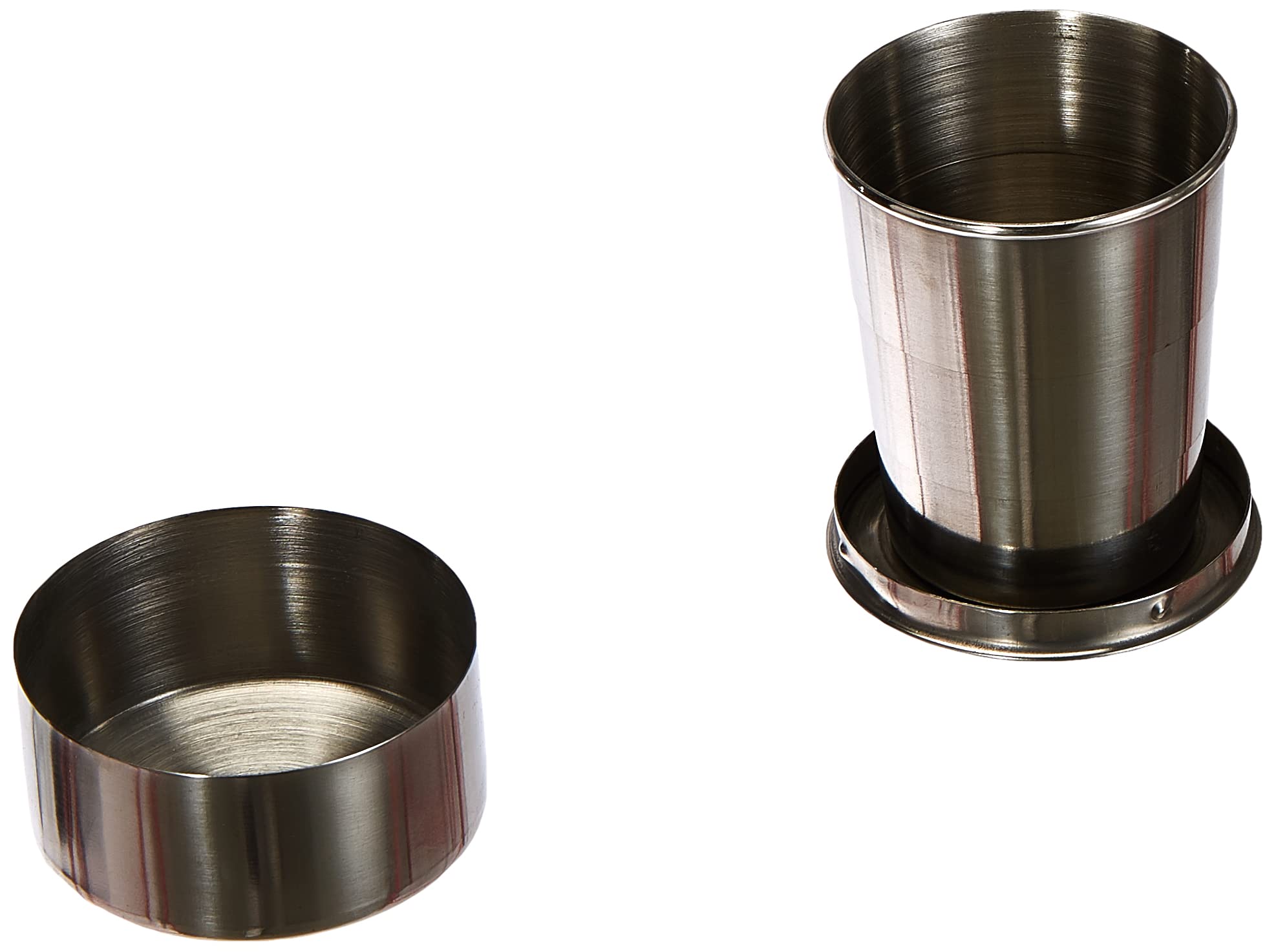 Ferrino Stainless Steel Folding Cup Camping and Hiking Pot, Adults Unisex, 0, One Size