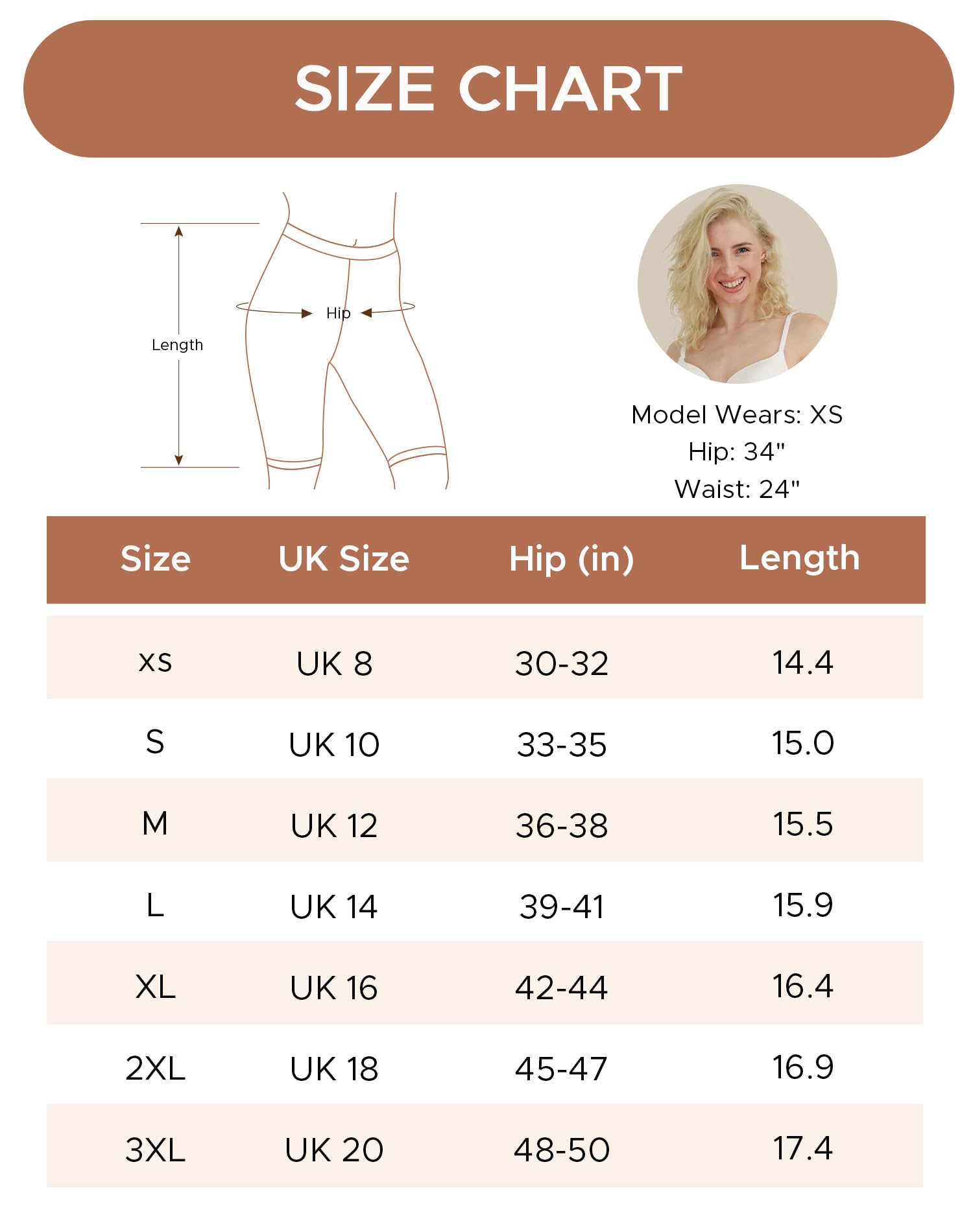 INNERSY Anti Chafing Shorts Women Under Dresses Chub Rub Pants Ladies Underskirt Shorts 3 Pack (Large, Black/Beige/White)