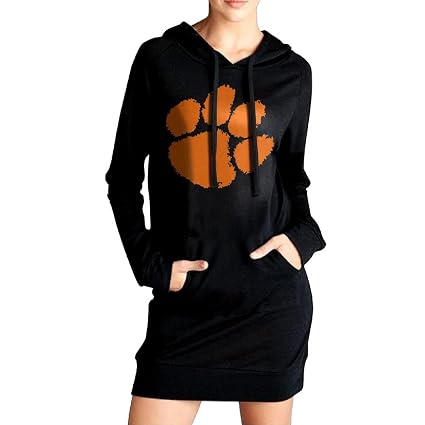 Amazoncom Abu Clemson University Tiger Paw Logo Women Long