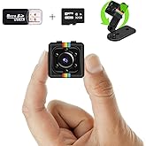 Spy Camera, Bextgoo Hidden Camera No WiFi, 1080P FHD Mini Camera with 32GB Memory Card,12MP Photoshoot, 140° Wide Angle, 360°