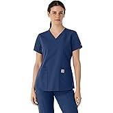 Carhartt Scrubs for Women, Force Essentials, V-Neck Tops with 5 Pockets
