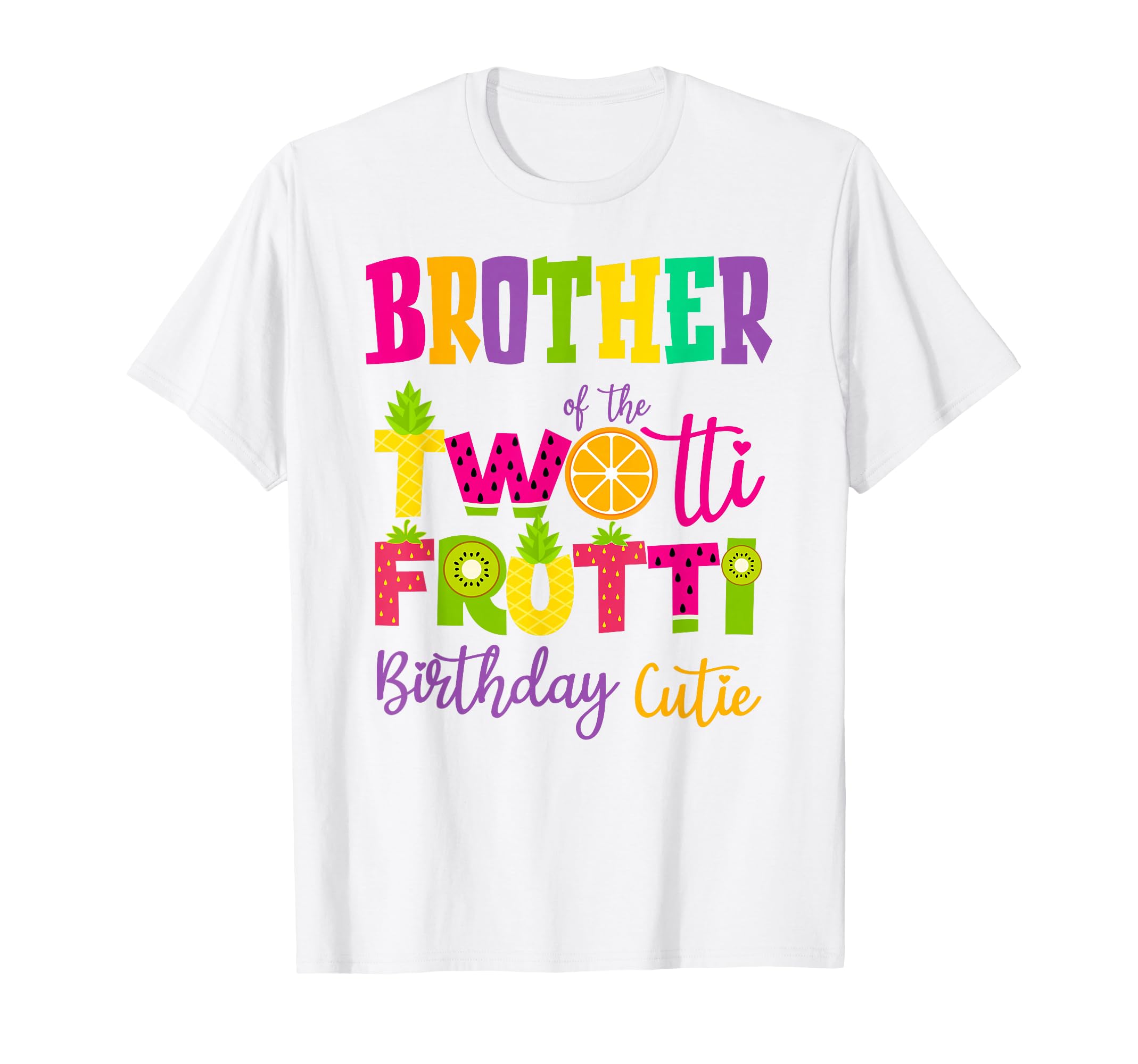 Photo 1 of *PINK* Cute Brother Twotii Frutti Birthday Family 2nd Birthday Girl T-Shirt  XSmall