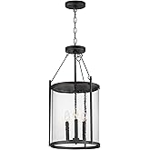 Maxim 30069HMBK Belfry Outdoor Pendant, 3-Light E12 Candelabra Base, Black (Bulbs NOT Included)
