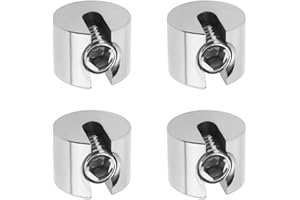 LT Easiyl 4pcs M8x3mm Wire Rope Fixing Clip Stainless Steel Stop Clamp Wire Rope Clamp Non Slip Wire Rope Cable Clamps Clamp Stopper for Tension the Rope