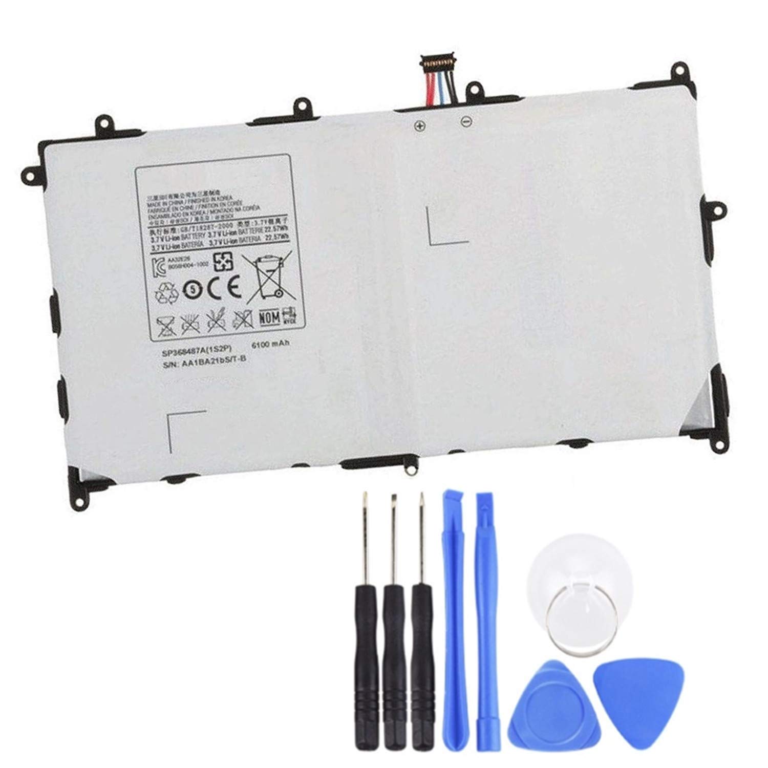 7XINbox 3,7V 18,87WH 6100mAh SP368487A SP368487A(1S2P) Laptop Battery compatible with Samsung Galaxy Tab 8.9 P7300 P7310 P7320 GT-P7300 GT-P7310 GT-P7320