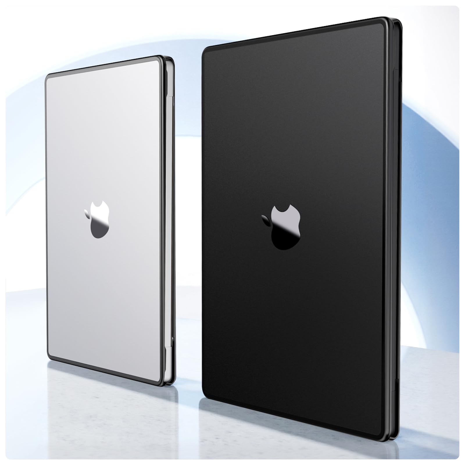 Photo 1 of Soonjet Anti-Crack for MacBook Pro 14 inch Case 2025 2024-2021 M4 M3 M2 M1 Pro/Max [Corner Protection] [Soft TPU Bumper] Anti-Fingerprint Matte Cover Hard Shell Case Laptop - Frosted Clear