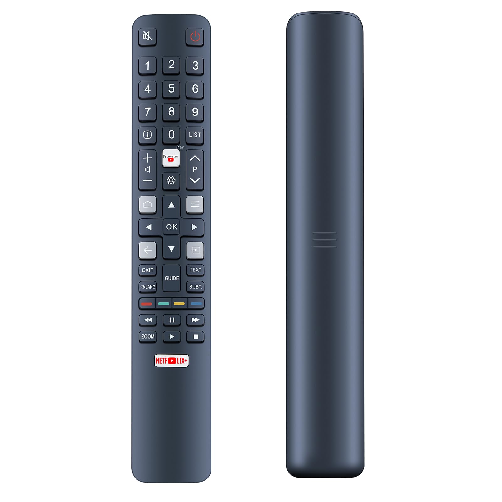 TCNOUMT RC802N YU15 Replaced Remote Control Compatible for TCL Thomson TV RC802N YUI5 43P20US 43P735K 49C2US 50E17US 55C2US 55P615K 65C715K 65P735K 75C2US 75C728K