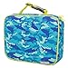 Bentology Lunch Bag and Box Set for Kids - Boys Insulated Lunchbox Tote, Bento Box, 5 Containers and Ice Pack - 9 Pieces - Shark Camo