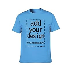 Custom Mens t Shitr Add Your Own Logo Text Photo
