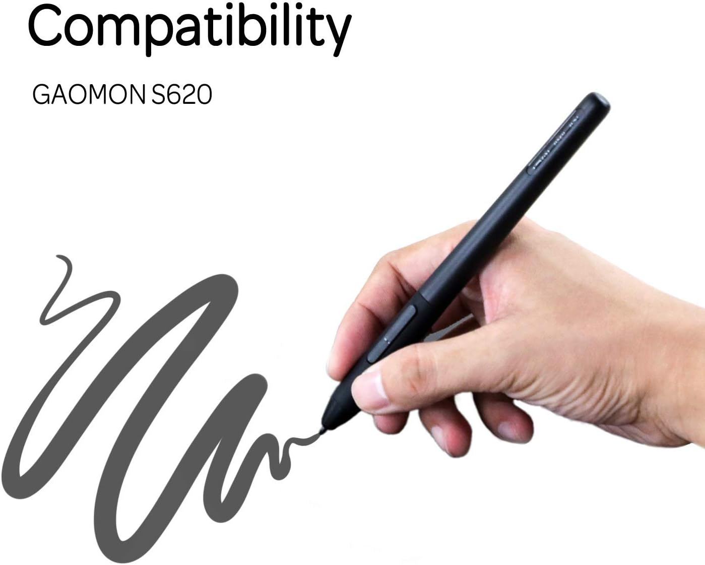 GAOMON ArtPaint AP32 Battery-free 8192 Levels Pressure Passive Stylus only for Graphics Tablet S620/S630/S830/M106KPRO/M10KPRO/M1220/M1230/PD2200 - Image 5