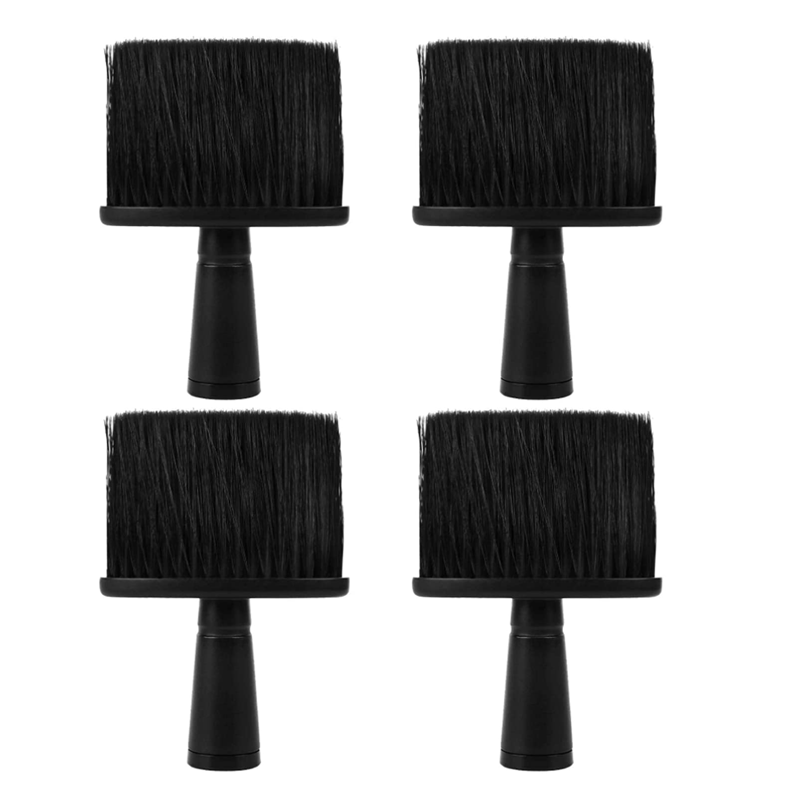 Hair Neck Brush,Tianher 4 Pcs Neck Duster Barber Brushes Professional Hair Neck Soft Smooth Sweeping Brush Removal Hairdressing Cleaning Shaving Stylist Sweep Bristle for Salon Home Barbershop.