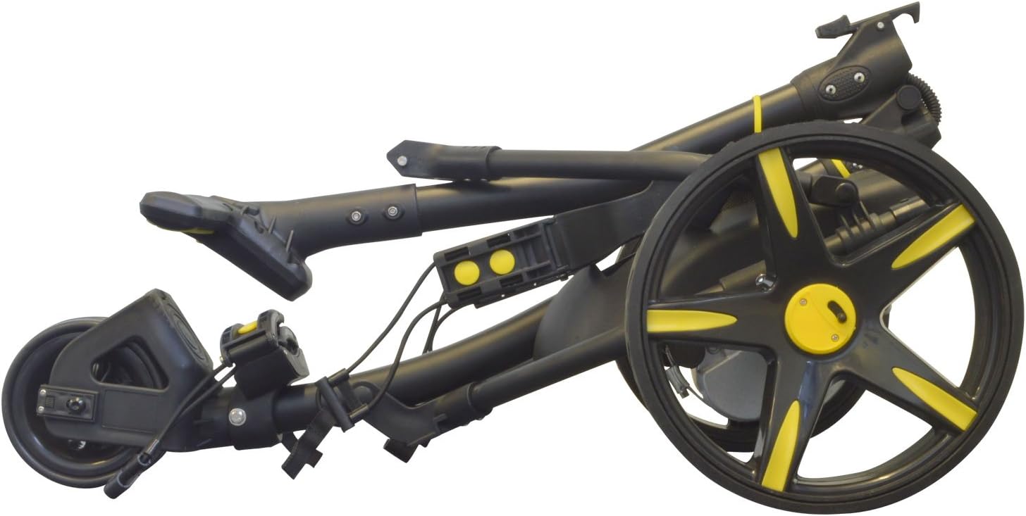Rider Electric Golf Trolley (Black & Yellow) - Image 4