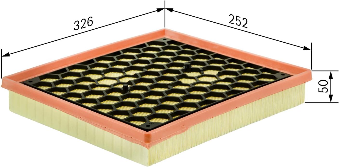 Bosch S3579 Car Air Filter - Separates Particles from the Air Intake - Moisture-resistant plus High Tensile Strength - Image 3
