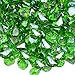 onlyfire 10-Pounds Fire Glass Diamonds for Propane Fire Pit, 1 Inch Reflective Firepit Glass Rocks Stones for Gas Fireplace and Fire Pit Table, Emerald Green