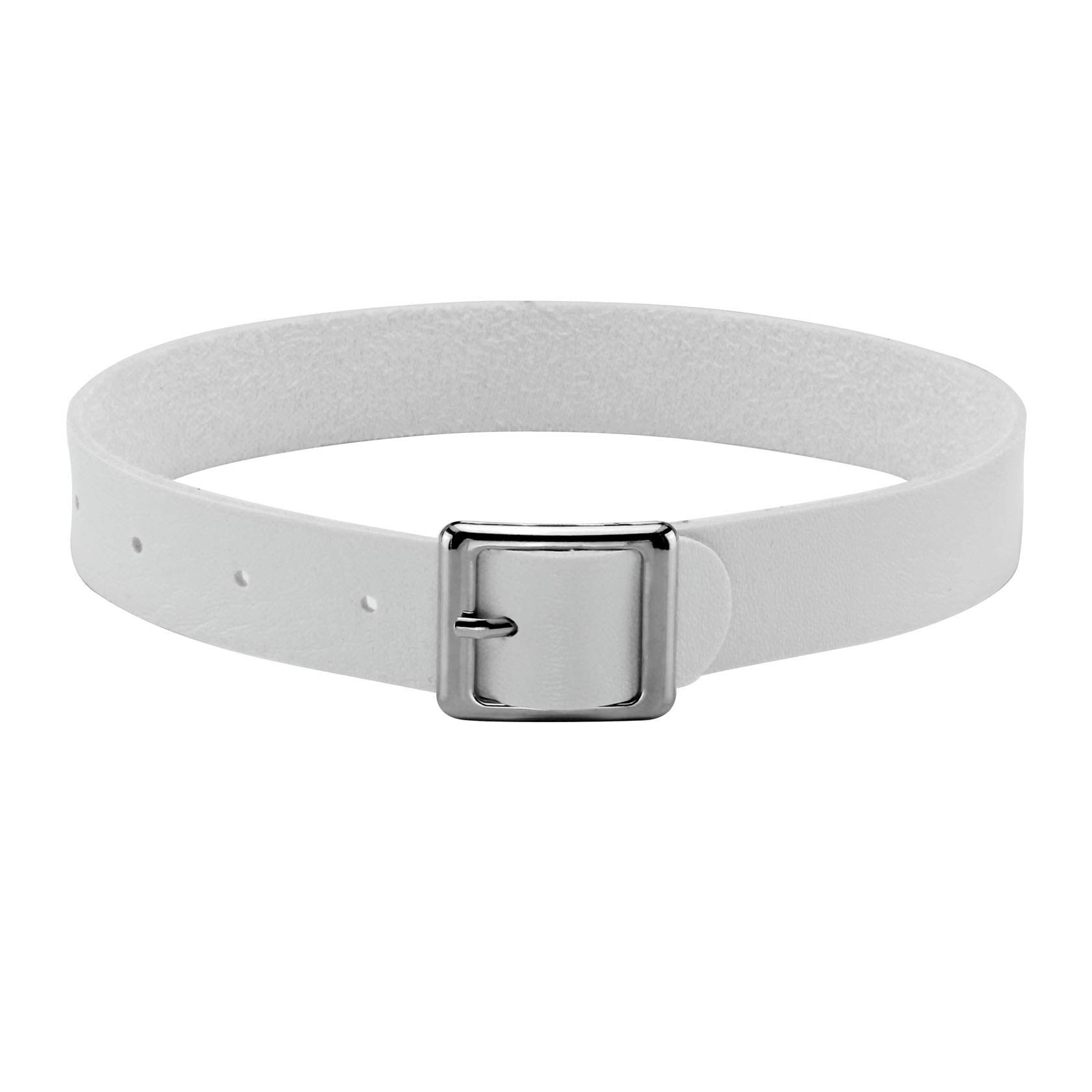 JJDreams Punk Classic PU Leather Choker Adjustable Buckle Necklace Collar for Women Men