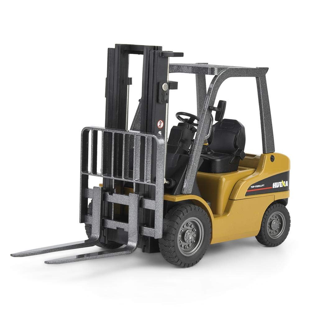 Forklift Truck, 1:50 Scale Model Engineering Car Alloy Forklift Truck 1/50 Vehicle Toy Model Toy for Children