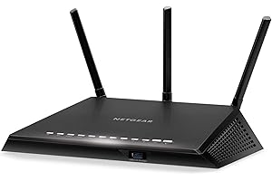NETGEAR Nighthawk Smart Wi-Fi Router, R6700 - AC1750 Wireless Speed Up to 1750 Mbps | Up to 1500 Sq Ft Coverage & 25 Devices | 4 x 1G Ethernet and 1 x 3.0 USB Ports | Armor Security