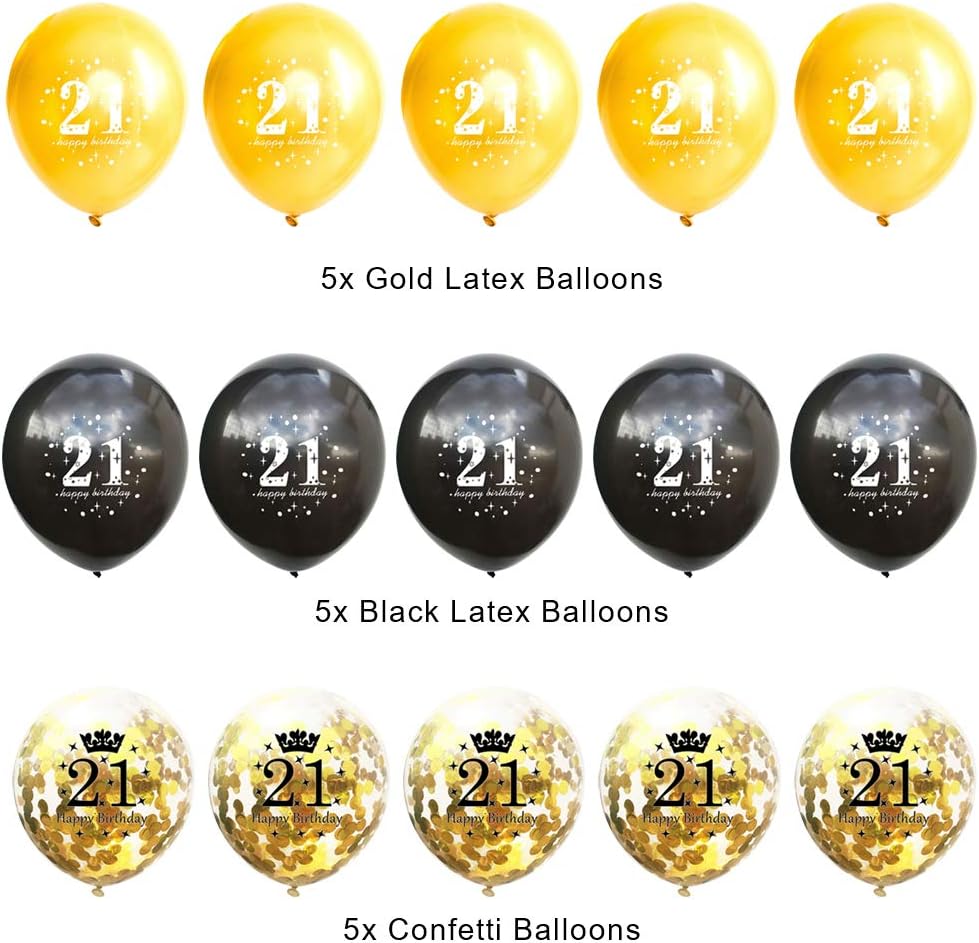 onehous 21st Birthday Decorations Boys Girls - Image 3