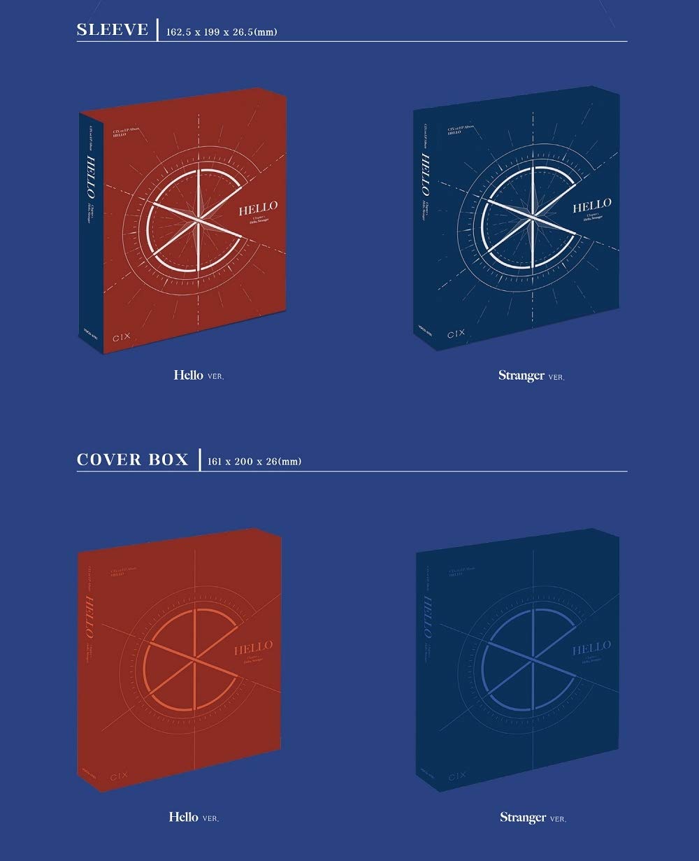 Cix Hello Cd 84p Photobook 40p Mini Photobook 3photocard Illustration Card Folded Poster 1st Ep Stranger Hello Ver Hello Chapter 1 Home Photo Albums Accessories Urbytus Com