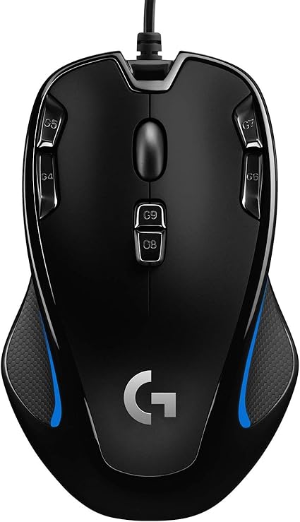 Amazon Com Logitech G300s Optical Ambidextrous Gaming Mouse 9 Programmable Buttons Onboard Memory Computers Accessories