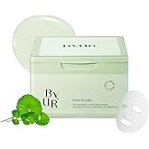 ByUR Green Wonder Daily Aqua Serum Mask (30 Count) Hydrating Moisturizing Face Mask, Soothing & Redness Treatment, Centella & Tea Tree, Sensitive & Dry Skin, Pore Tightening, Vegan K-Beauty Skincare