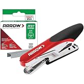 Arrow P21 Lightweight Handheld Plier Stapler for Crafts, Office, Paper and Cardboard, Includes 200 1/4-Inch JT21 Staples