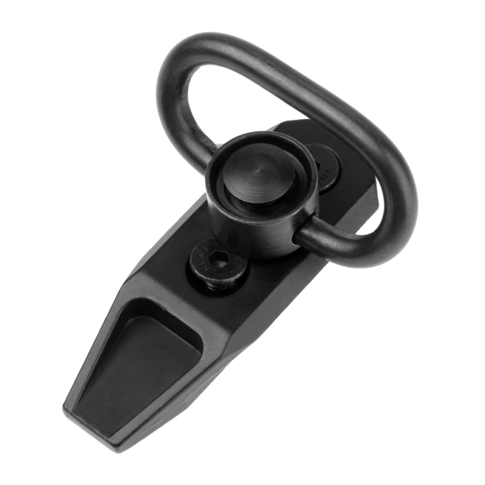 Mtsooning QD Sling Mount,Rifle Sling Swivels Adapter,1/4" Push Button Quick Detach Airsoft Accessories Release for Picatinny Tactical KeyMod