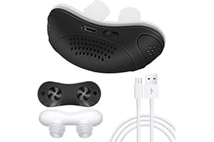AMOCHY Anti Snoring Devices, Electric Snoring Solution to Stop Snoring, Automatic Dilator Nose Vents Plugs for Men Women, Safe & Comfortable, Suitable for All Nose Shapes