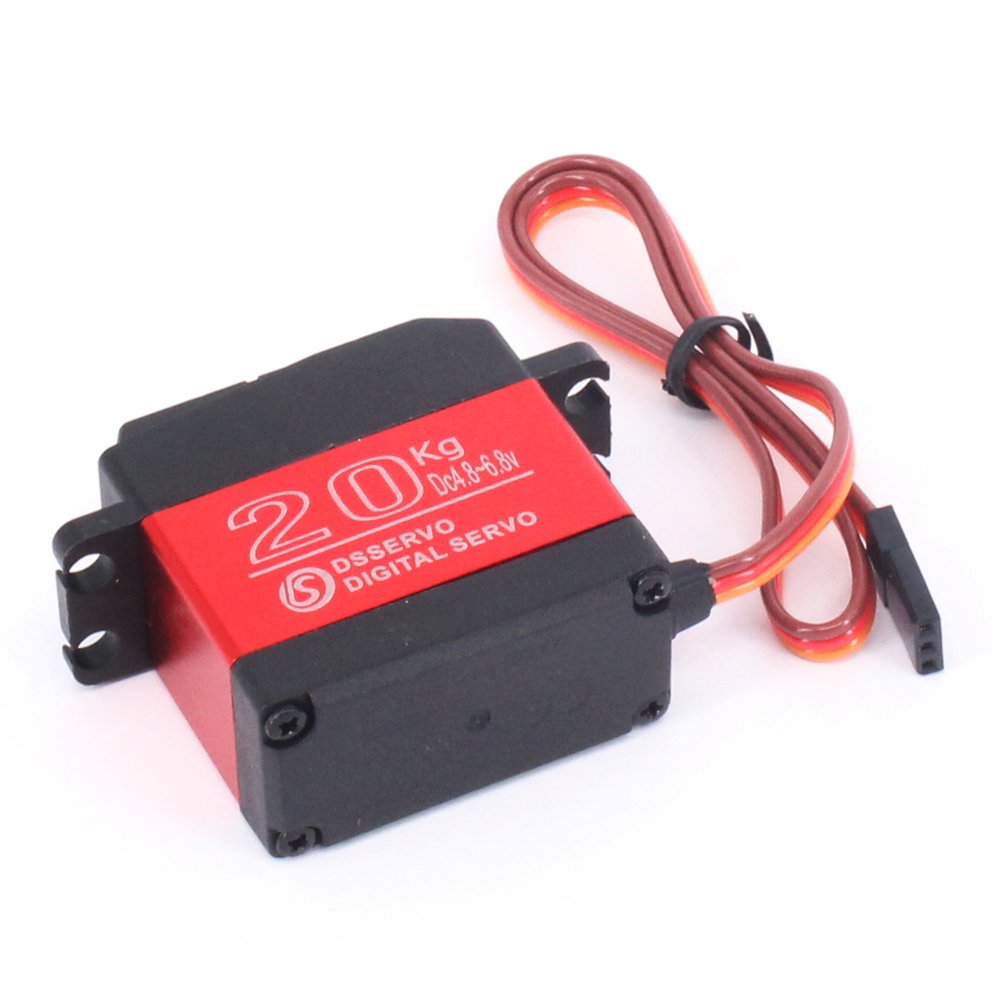 servo shell Aluminum Waterproof servo RC 20kg SKYYIYI DS3218 180） angle