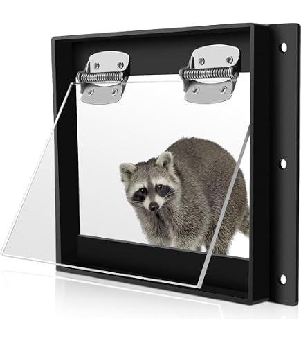 GROWLING Raccoon One Way Door - Humane, Contactless Animal