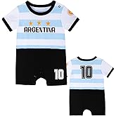 Cnins Soccer Baby Clothes - Matching Family Rompers 0-24M | Unisex Gifts for Futbol Game Days & Photo Shoots