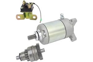 Soarider Starter & Drive & Relay for Polaris 1995-2002 Sportsman Magnum Ranger Scrambler Big Boss Trail Boss Worker Xplorer ATV Pro 500 425 400 335 325, 3084981/18645/57-2688/SMU0061/410-54020/495713