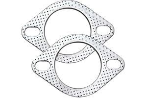 2 Inch Exhaust Gasket Universal Exhaust Flange Gasket 2 Bolt 51mm Gasket(2.0Inch)