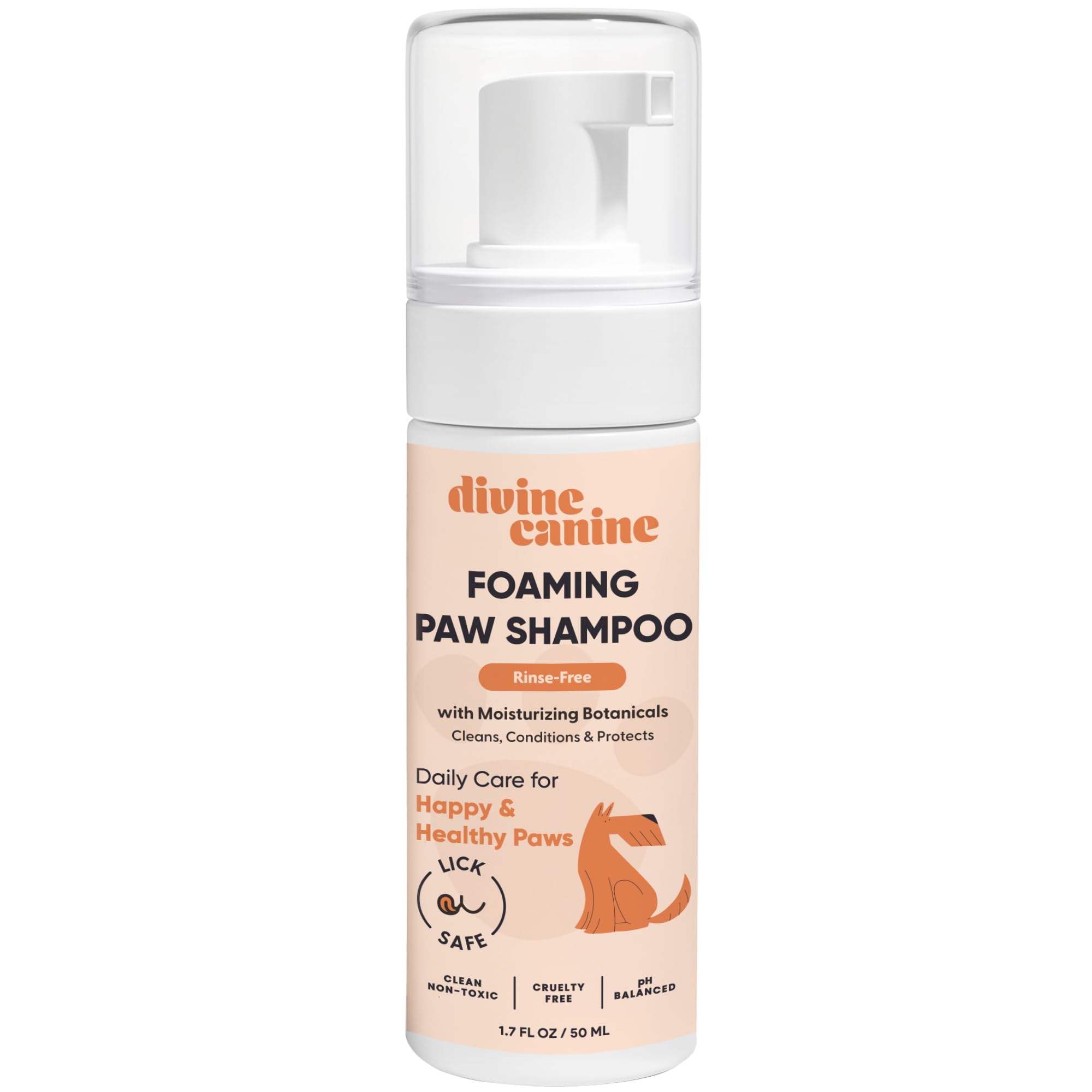 Photo 1 of **2 pack****Foam Dog Paw Cleaner - Alcohol Free Foaming Paw Sanitizer Spritz - Made with Coconut, Aloe, Copaiba Oil, and Lemongrass Oil to Nourish and Clean Paws - Made in The USA