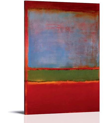 アート・デザイン・音楽 Rothko: The Color Field Paintings Amazon.com: No. 6 (Violet, Green and Red), 1951 Art Print