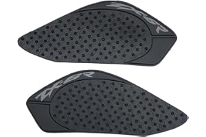 ZXXM Black Gas Fuel Tank Pad Traction Side Fuel Knee Grip Decal Compatible with Kawasaki Ninja ZX6R 2009-2019