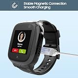 TiMOVO Smartwatch Charger for Xplora X5 X4 Play Magnetic USB Cable 3.3ft White view 3