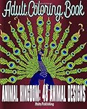 Adult Coloring Book: Animal Kingdom Series: 48 Animal Designs (Volume 1)
