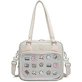 Oxford Ita Bag Crossbody Shoulder Bag Satchel Messenger Backpack Multi-Purpose Pins Display