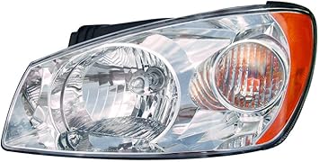Amazon Com For Kia Spectra Headlight 2004 2005 2006 Driver Left Side Headlamp Assembly Replacement Automotive