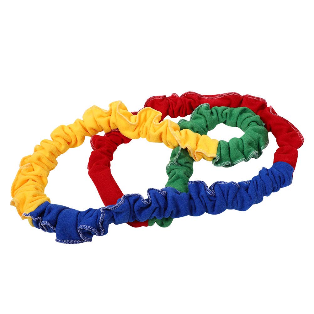Allsmart strap large stretchy classroom 37×29×8 outdoor sport toy elasticity rope ruberr strap circle running push game sensory integration